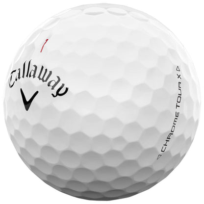 Chrome Tour X Golf Balls - White - 12 Pack