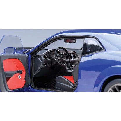 2022 Dodge Challenger R/T Scat Pack Widebody - Indigo Blue 1:18 Scale Composite Diecast Model Car by AutoArt