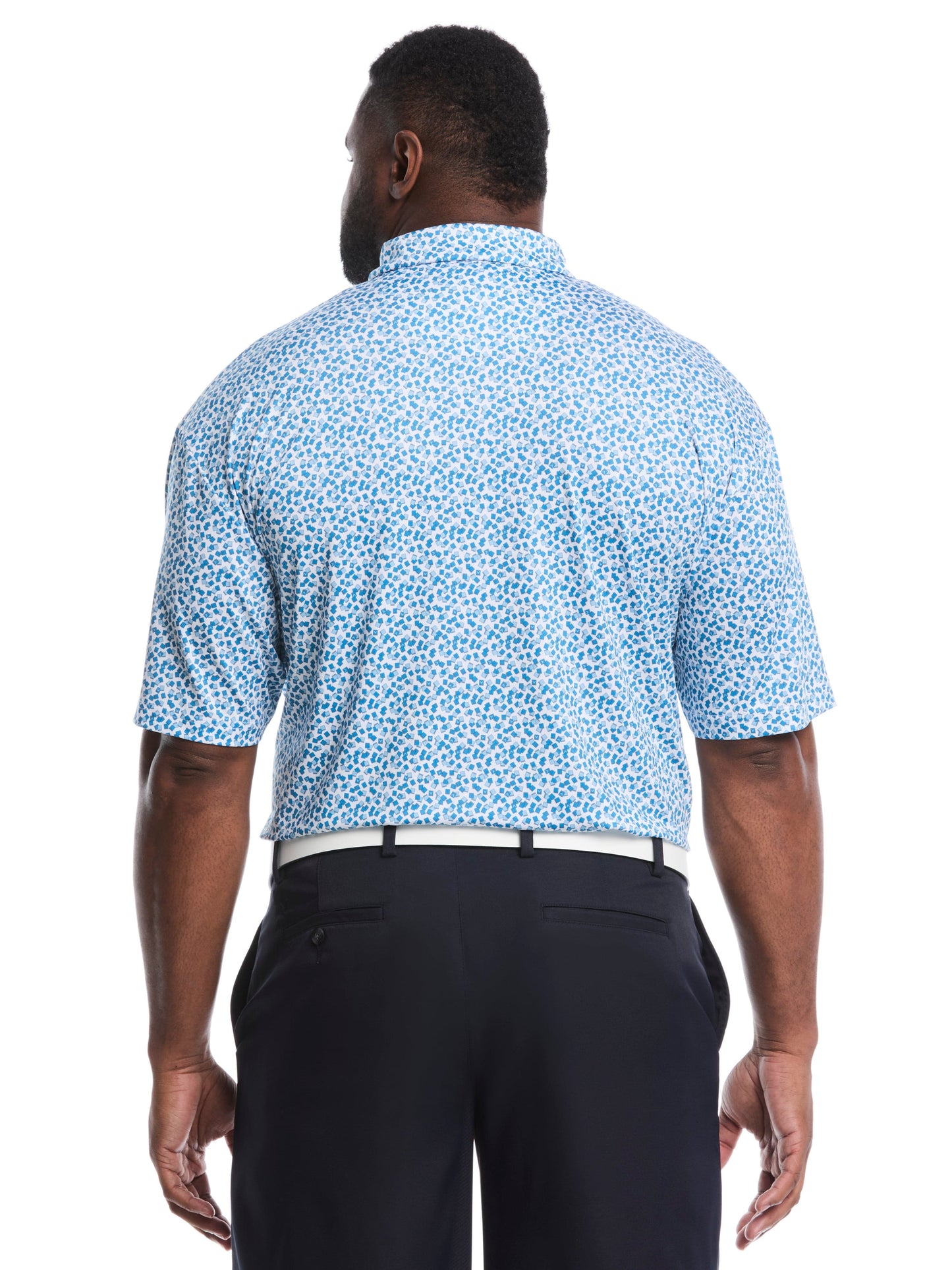 Big & Tall Polaroid Confetti Print Polo