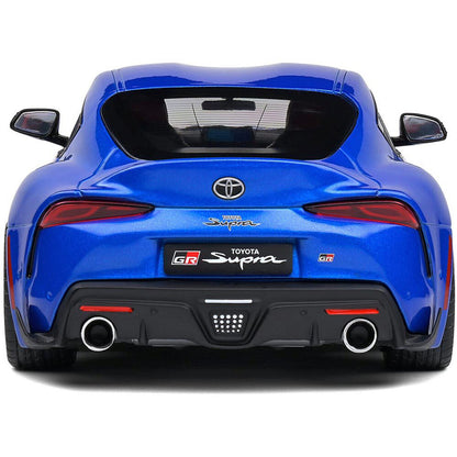 2021 Toyota GR Supra Blue 1:18 Scale Diecast Model Car by Solido