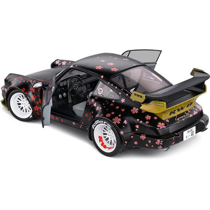 2021 RWB Body Kit - Aoki Black 1:18 Scale Diecast Model Car by Solido