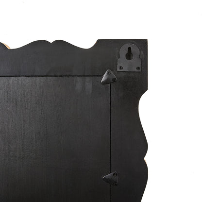 Mocha Stripe Wall Mirror