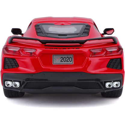 2020 Corvette Stingray C8 - Red 1:18 Scale Diecast Model Car by Maisto