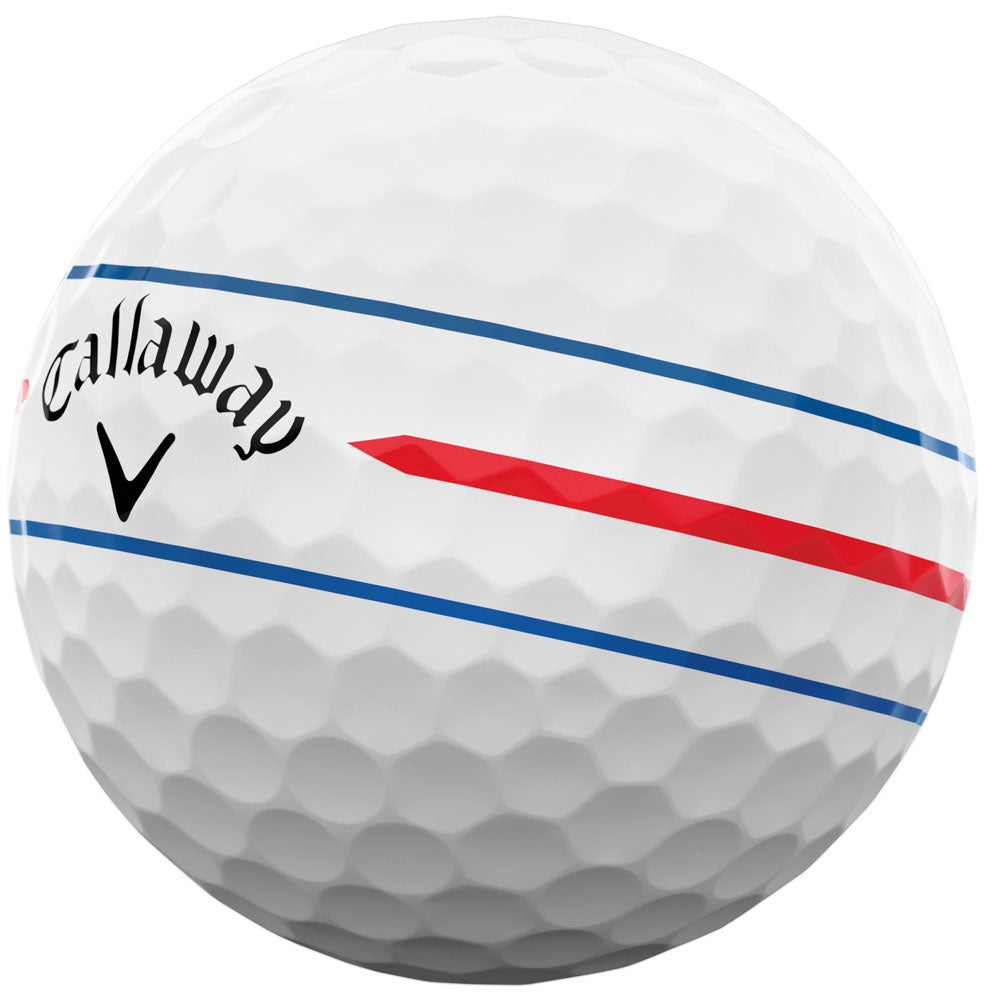 Chrome Soft 360 Triple Track Golf Balls - White - 12 Pack