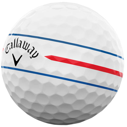 Chrome Soft 360 Triple Track Golf Balls - White - 12 Pack