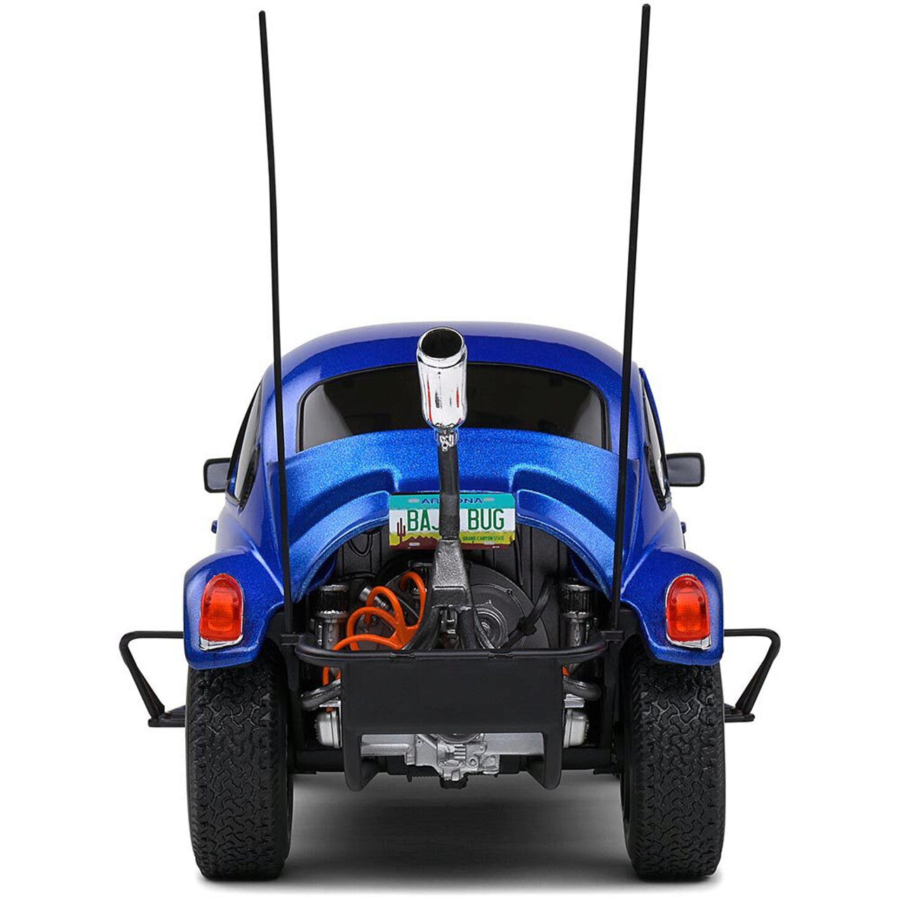 1975 Volkswagen Beetle - Baja Metallic Blue 1:18 Scale Diecast Model Car by Solido