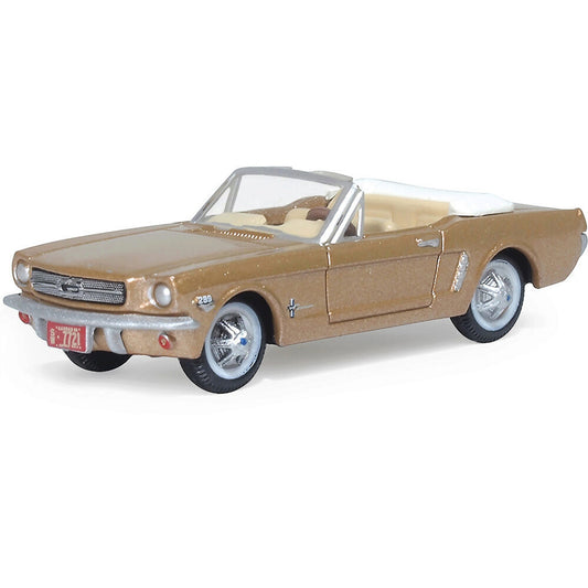 1965 Ford Mustang Convertible - Prairie Bronze 1:87 Scale Diecast Model Car by Oxford Diecast