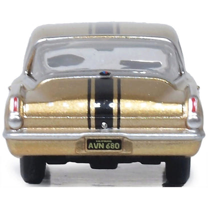 1965 Plymouth Barracuda - Gold 1:87 Scale Diecast Model Car by Oxford Diecast