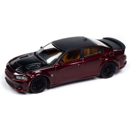 2021 Dodge Charger SRT Hellcat Redeye - Octane Red 1:64 Scale Diecast Model Car by Auto World