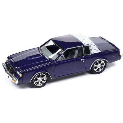 1987 Buick Regal T-Type Custom - Metallic Purple 1:64 Scale Diecast Model Car by Johnny Lightning