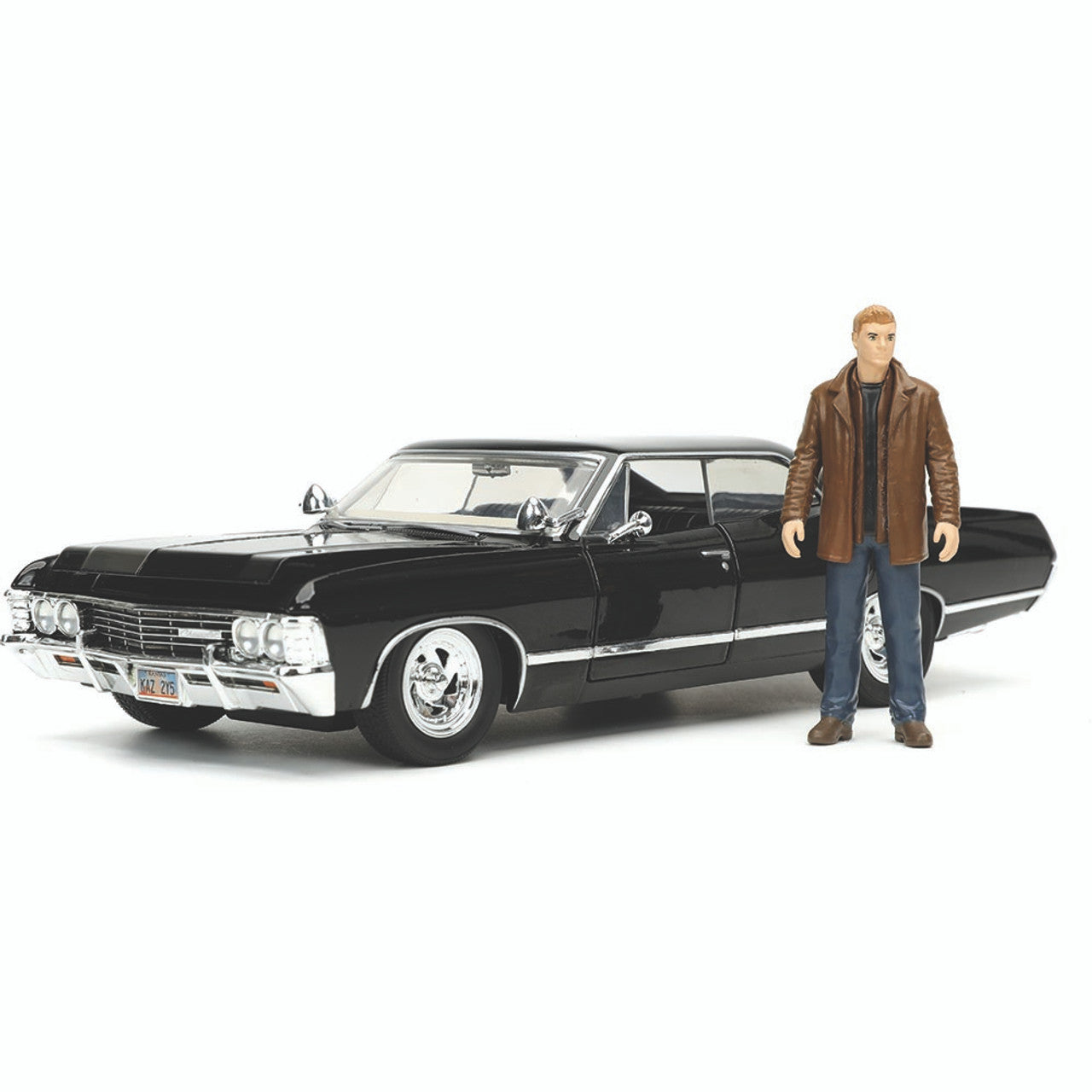 1967 Supernatural Chevy Impala SS w/Dean Winchester Figure 1:24 Scale Diecast Model Car by Jada Toys