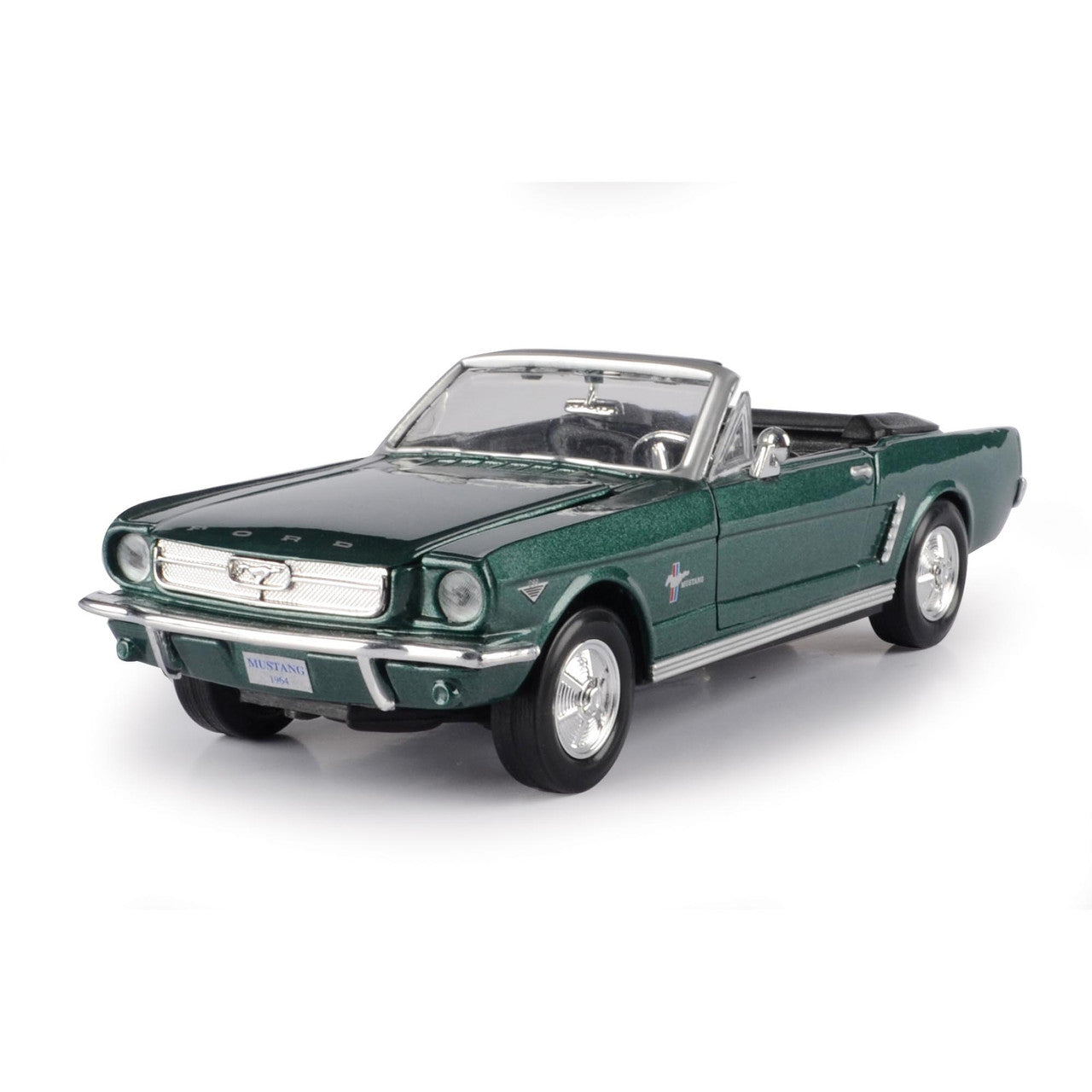 1964 1/2 Ford Mustang Convertible - Green 1:24 Scale Diecast Model Car by Motormax