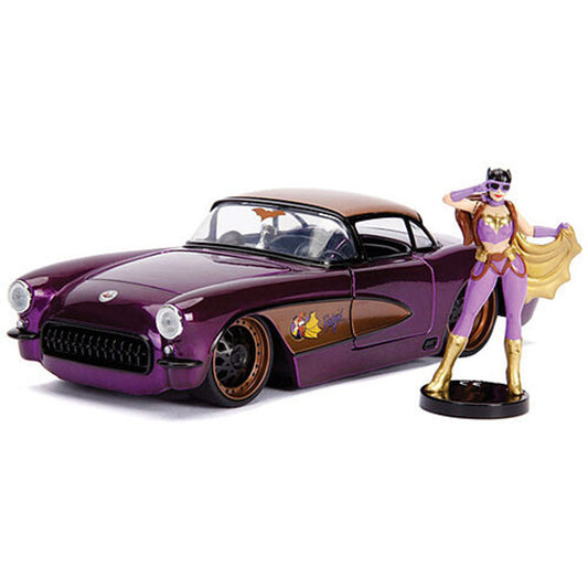 Batgirl 1957 Corvette Bombshell 1:24 Scale Diecast Model by Jada Toys