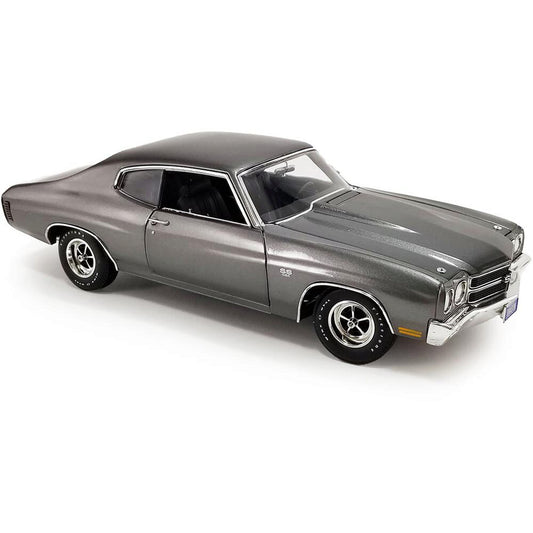 1970 Chevrolet Chevelle LS6 - Shadow Grey 1:18 Scale Diecast Model Car by Acme