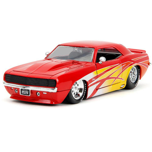 1969 Chevy Camaro - Red 1:24 Scale Diecast Model Car by Jada Toys