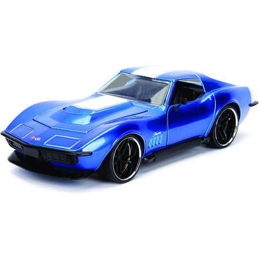1969 Corvette Stingray - Big Time Muscle 1:24 Scale Diecast Model Car by Jada Toys