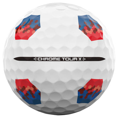 Chrome Tour X TruTrack Golf Balls - White - 12 Pack