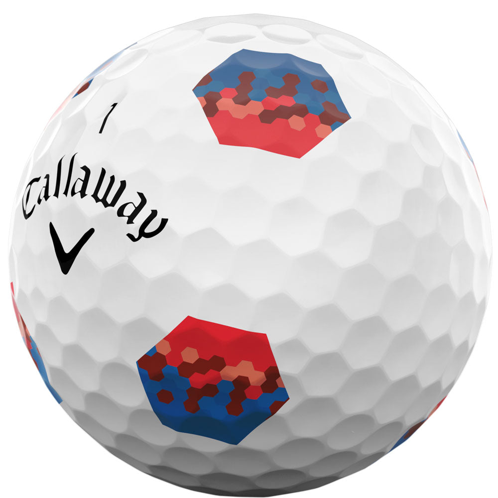 Chrome Tour TruTrack Golf Balls - White - 12 Pack