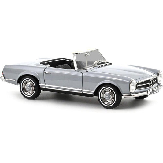 1963 Mercedes 230 SL Roadster - Grey 1:18 Scale Diecast Replica Model by Norev