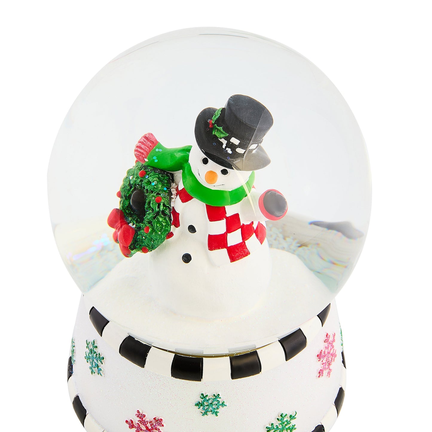 Check It Out Snowman Snow Globe