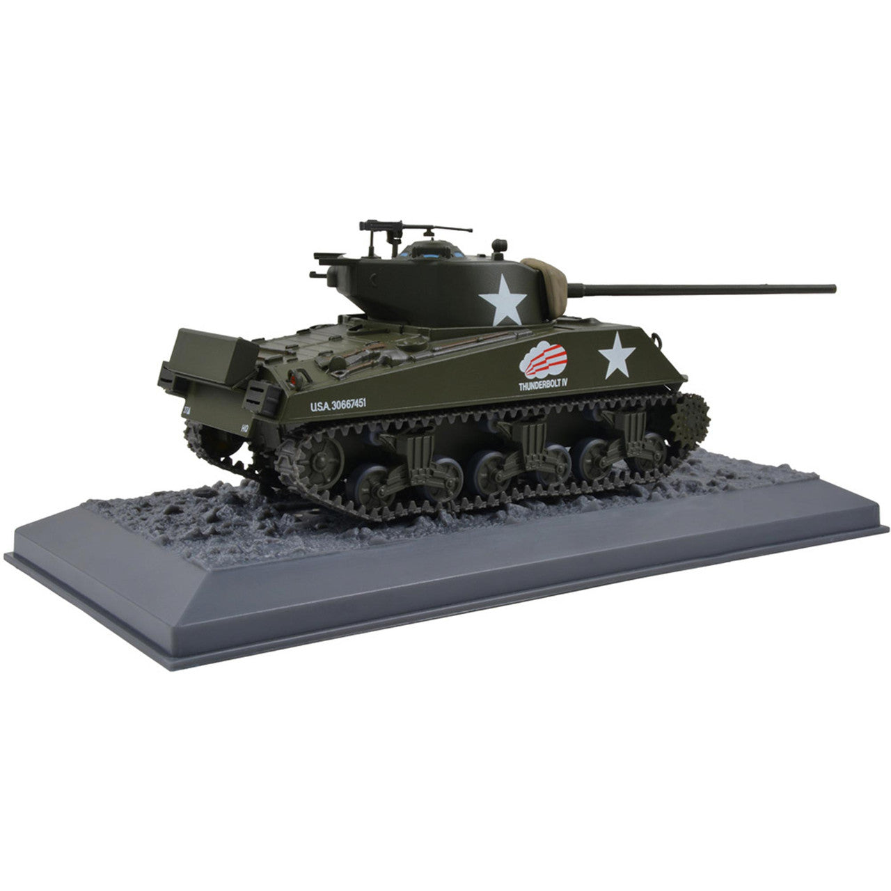 US M4A3 Sherman Medium Tank Creighton Abrams' | Diecast Model 1:43 Scale Diecast Model by Armored Fighting Vehicles of W