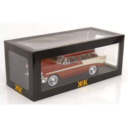 1956 Chevy Nomad - Maroon 1:18 Scale Cast Resin Model Car by KK Scale Models