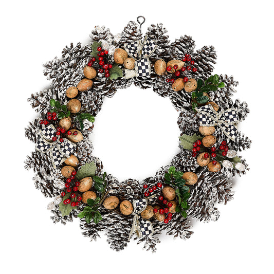 Holly Pinecone 16¡å Wreath