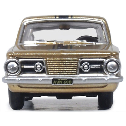 1965 Plymouth Barracuda - Gold 1:87 Scale Diecast Model Car by Oxford Diecast