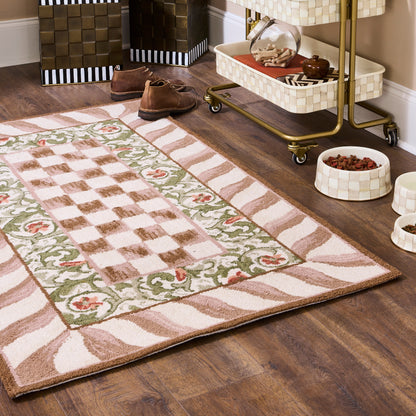 Mocha Check 3¡ä x 5¡ä Rug