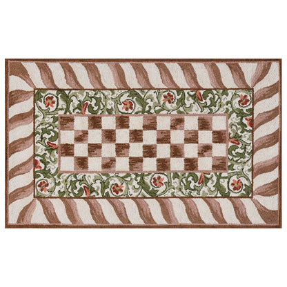 Mocha Check 3¡ä x 5¡ä Rug