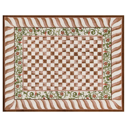 Mocha Check 8¡ä x 10¡ä Rug