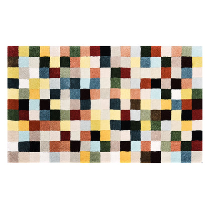 Multicolor Checkerboard 2¡¯3¡å x 3¡¯9¡å Rug