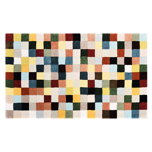 Multicolor Checkerboard 2¡¯3¡å x 3¡¯9¡å Rug
