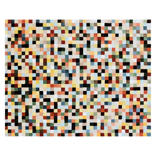Multicolor Checkerboard 8¡ä x 10¡ä Rug