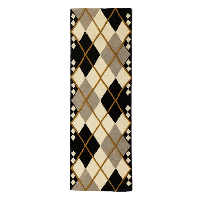 Cream Argyle 2¡¯6¡å x 8¡ä Runner