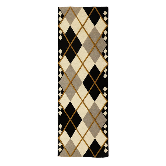 Cream Argyle 2¡¯6¡å x 8¡ä Runner