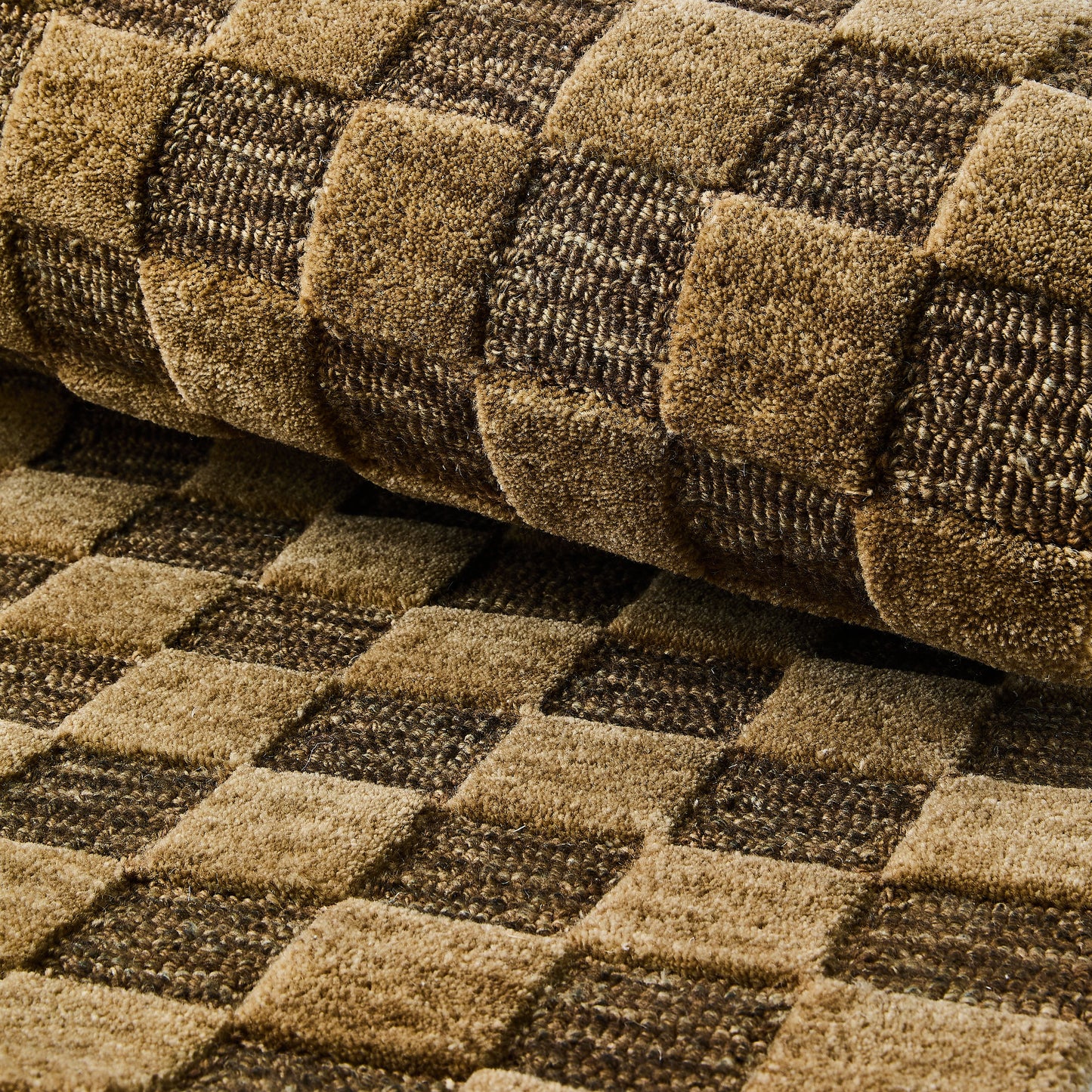 Cocoa Checkerboard 5¡ä x 8¡ä Rug