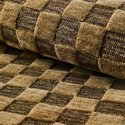 Cocoa Checkerboard 8¡ä x 10¡ä Rug