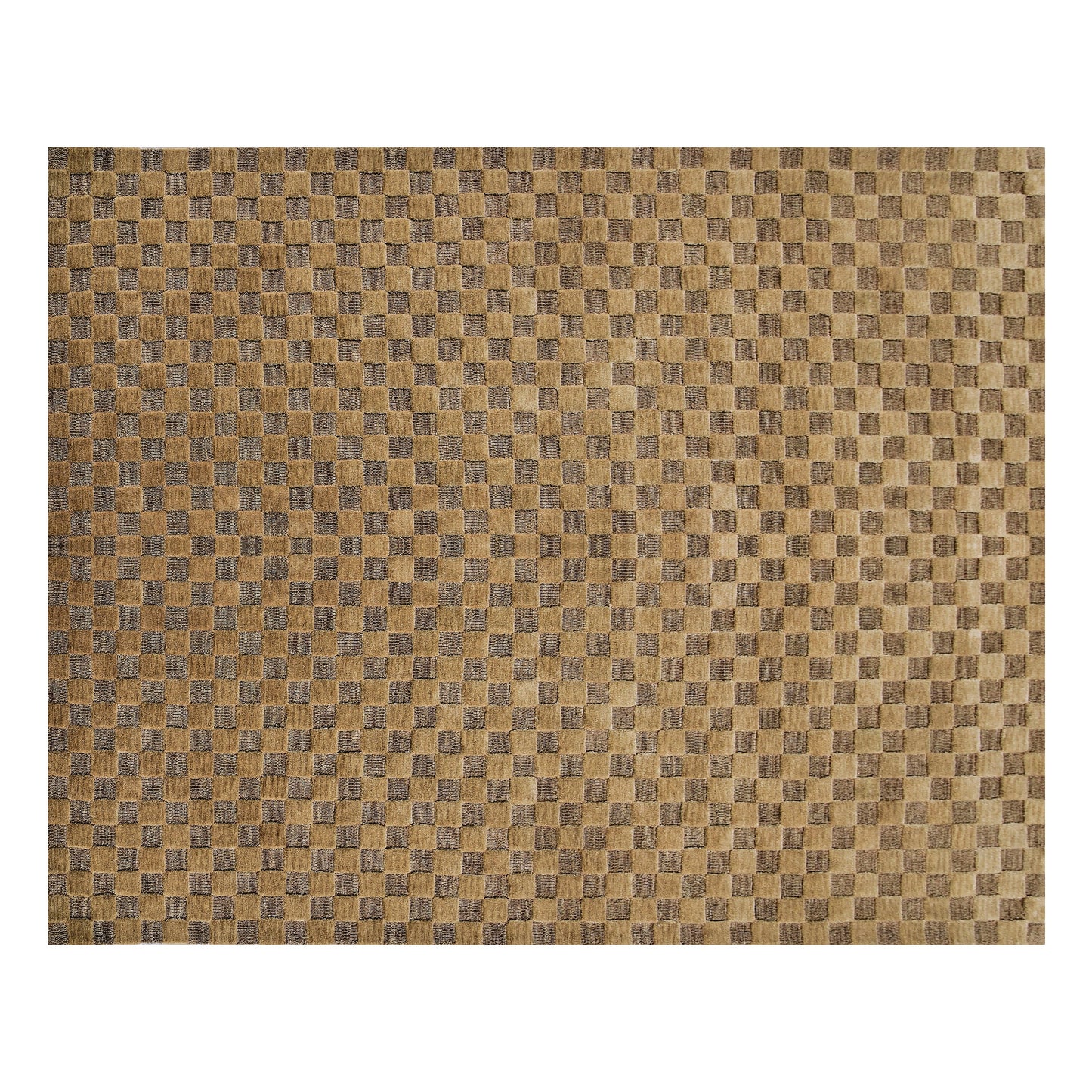 Cocoa Checkerboard 8¡ä x 10¡ä Rug