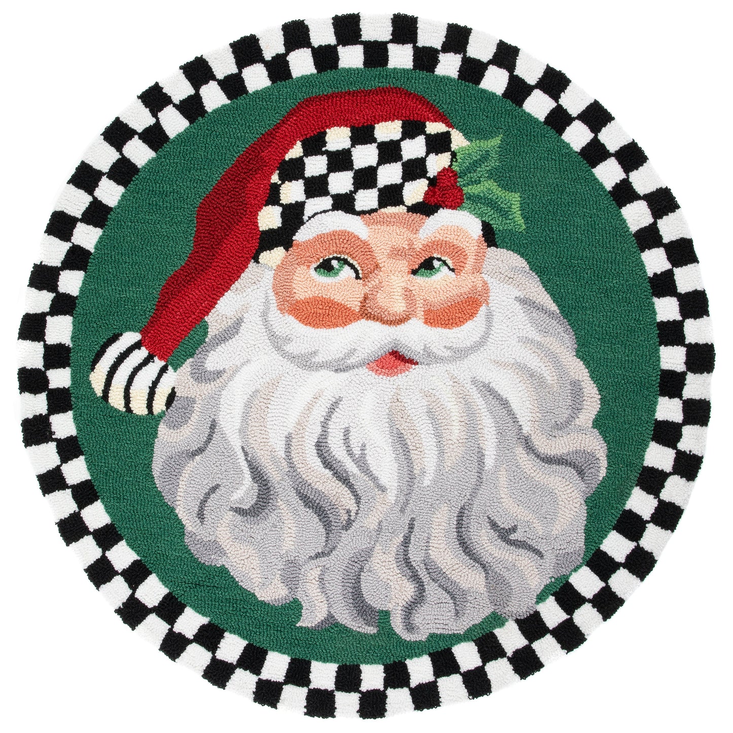 Santa 3¡ä Round Rug