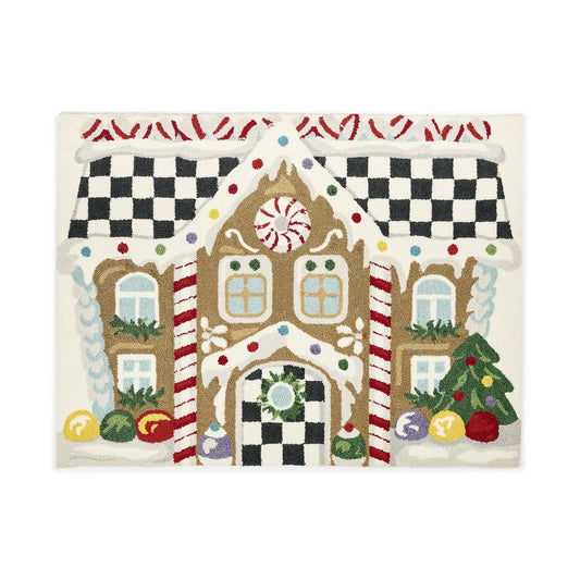Gingerbread House 3¡ä x 5¡ä Rug