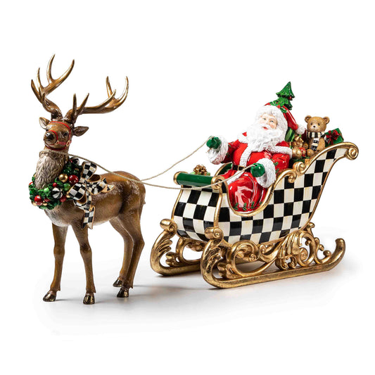 Night Before Christmas Santa &amp; Sleigh