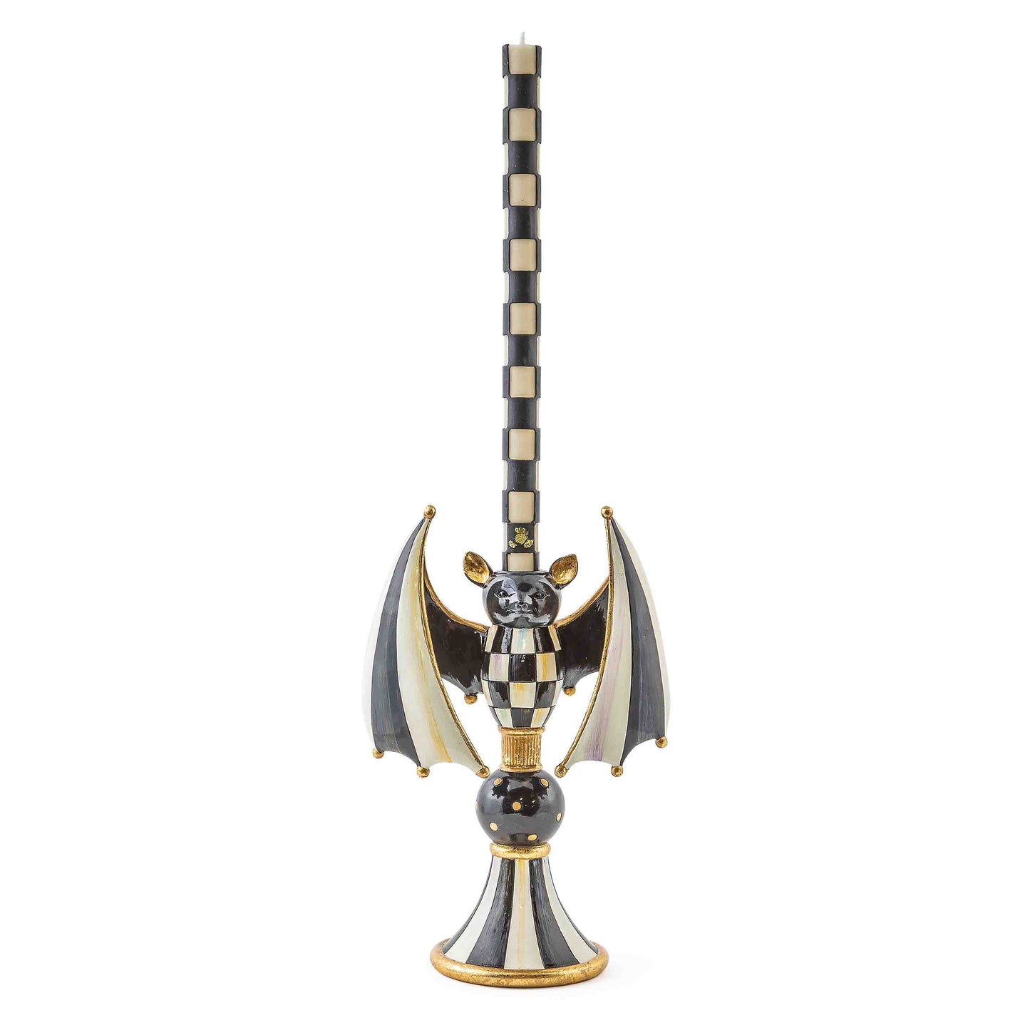 Courtly Check Bat Candle Holder