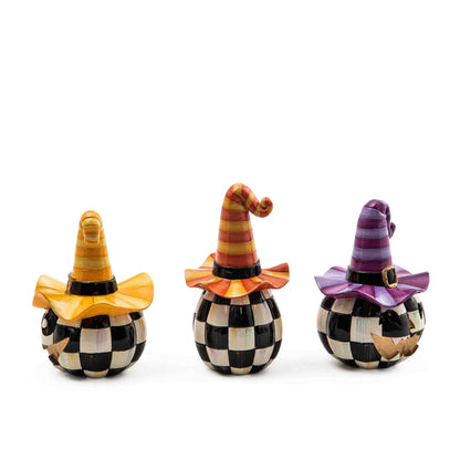 Mini Happy Jack Pumpkins, Set of 3