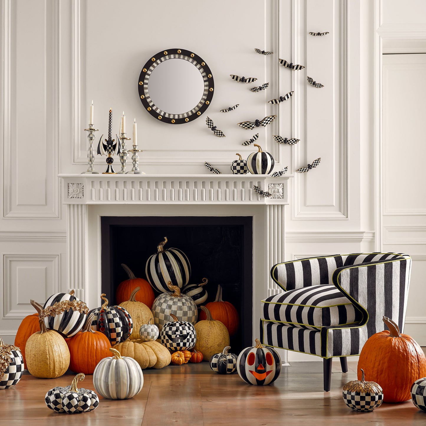 Sterling Stripe Medium Pumpkin
