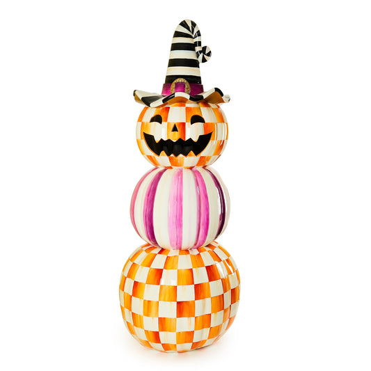 Plum &amp; Orange Pumpkin Outdoor Trophy