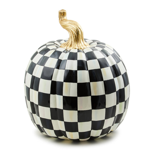 Courtly Check Glossy Pumpkin ¨C Large