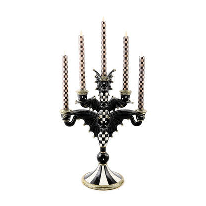Courtly Check Bat Candelabra