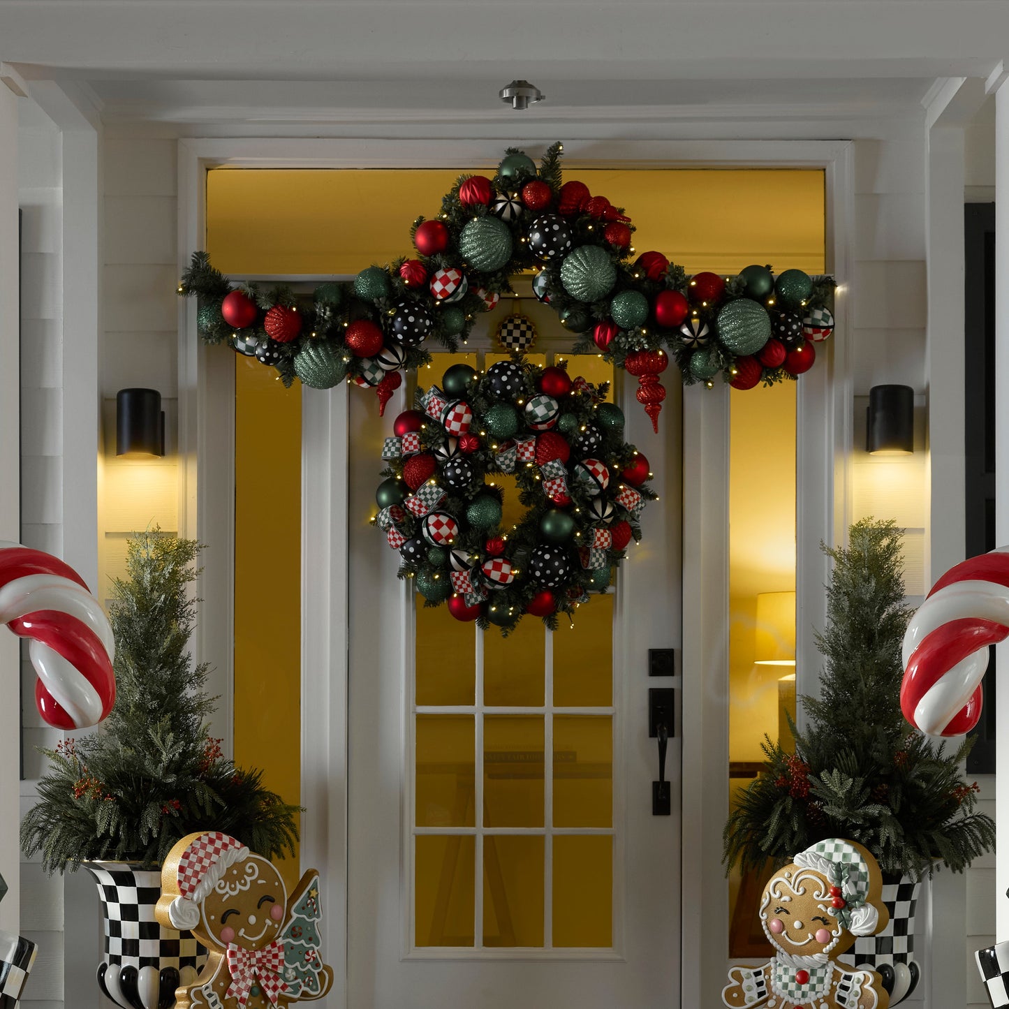 Check It Out Illuminated 26¡å Wreath
