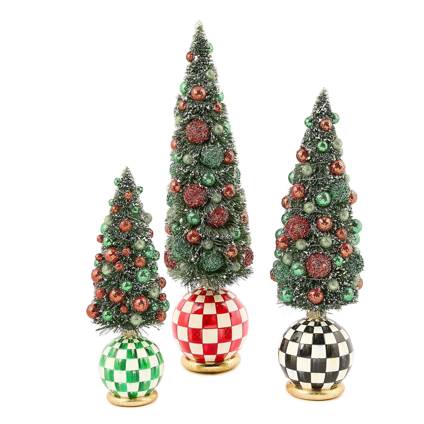 Check It Out Illuminated Medium Bottle Brush Tree